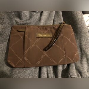 Vera Bradley Brown Toiletry Bag